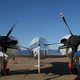 One of only a handful of airworthy Starships, on display at Fort Worth Alliance Airport